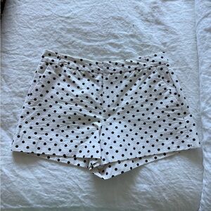 Zara mid rise polka dot short